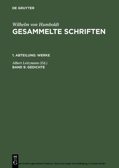 Gedichte main product photo