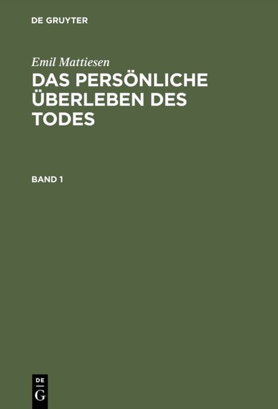Das persönliche Überleben des Todes main product photo