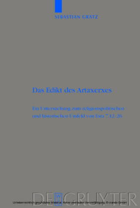 Das Edikt des Artaxerxes