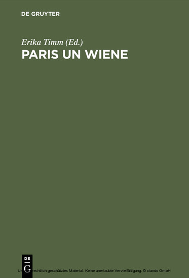 Paris un Wiene main product photo