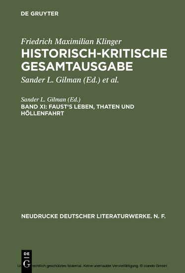 Faust's Leben, Thaten und Höllenfahrt main product photo