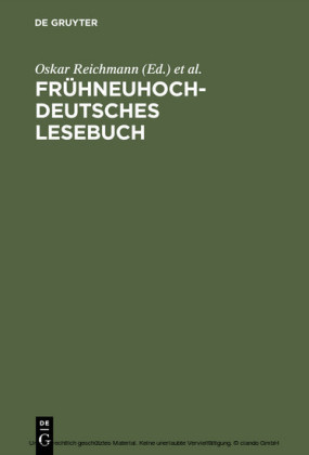 Frühneuhochdeutsches Lesebuch