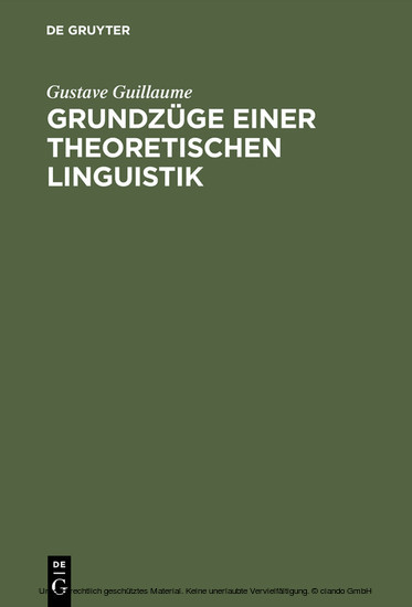 Grundzüge einer theoretischen Linguistik main product photo