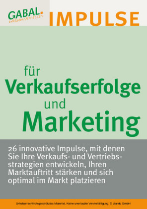Verkaufserfolge und Marketing