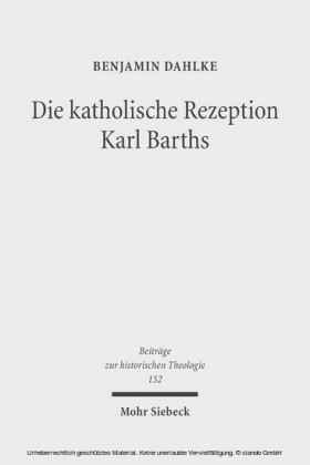Die katholische Rezeption Karl Barths