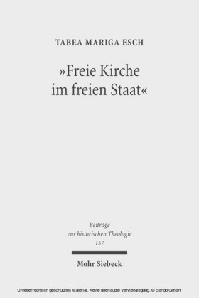 'Freie Kirche im freien Staat'