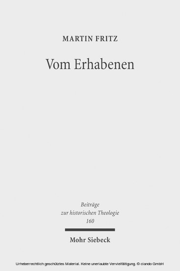 Vom Erhabenen main product photo
