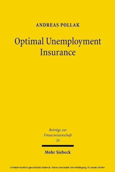 Optimal Unemployment Insurance main product photo