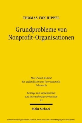 Grundprobleme von Nonprofit-Organisationen