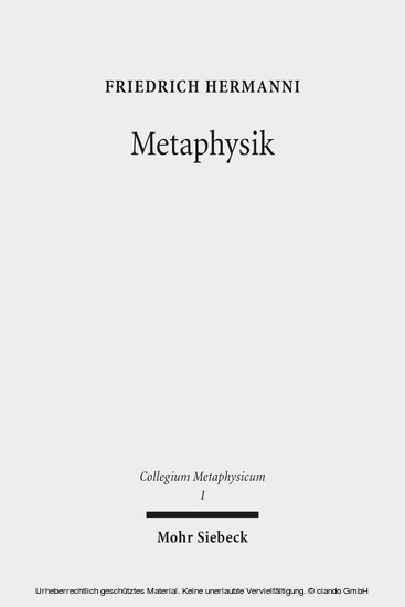 Metaphysik main product photo