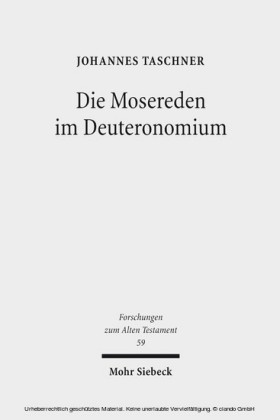 Die Mosereden im Deuteronomium