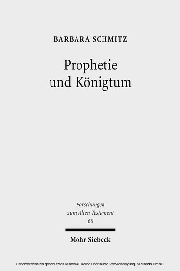 Prophetie und Königtum main product photo