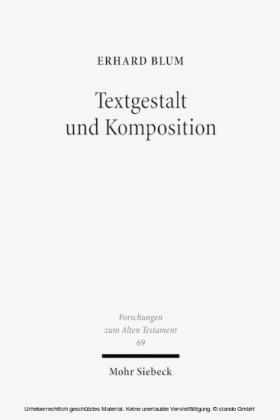 Textgestalt und Komposition