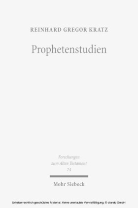 Prophetenstudien