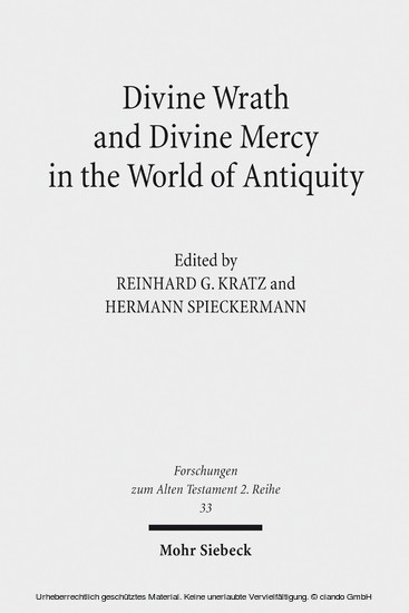 Divine Wrath and Divine Mercy in the World of Antiquity main product photo