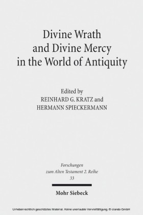 Divine Wrath and Divine Mercy in the World of Antiquity