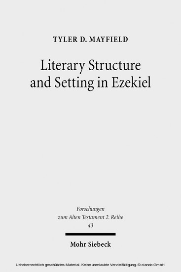 Literary Structure and Setting in Ezekiel main product photo