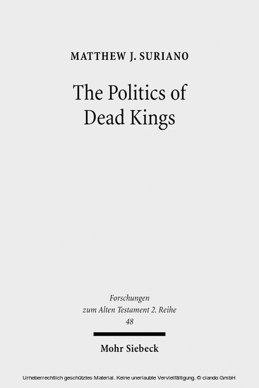 The Politics of Dead Kings main product photo