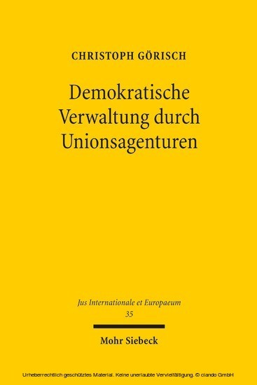 Demokratische Verwaltung durch Unionsagenturen main product photo