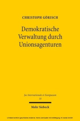 Demokratische Verwaltung durch Unionsagenturen