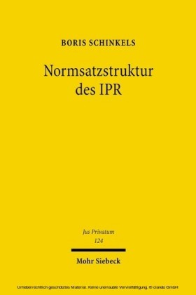 Normsatzstruktur des IPR