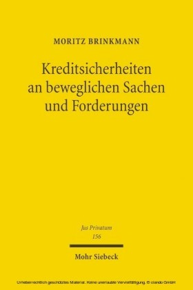 Kreditsicherheiten an beweglichen Sachen und Forderungen