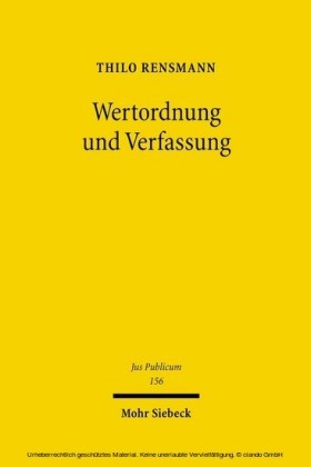 Wertordnung und Verfassung