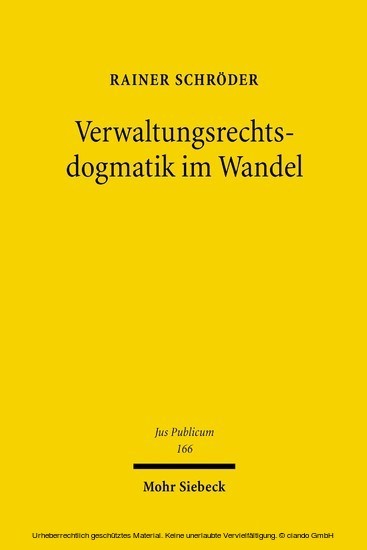 Verwaltungsrechtsdogmatik im Wandel main product photo