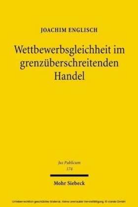 Wettbewerbsgleichheit im grenzüberschreitenden Handel