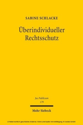 Überindividueller Rechtsschutz