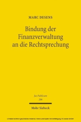 Bindung der Finanzverwaltung an die Rechtsprechung