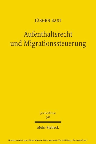 Aufenthaltsrecht und Migrationssteuerung main product photo