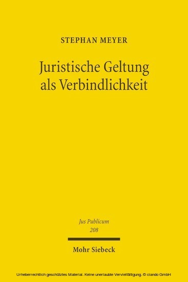Juristische Geltung als Verbindlichkeit main product photo