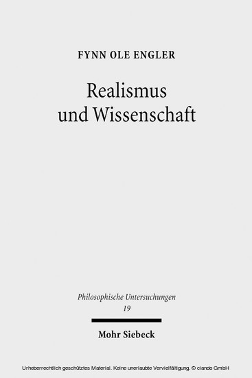 Realismus und Wissenschaft main product photo