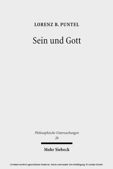Sein und Gott main product photo