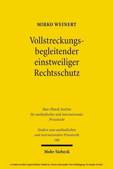 Vollstreckungsbegleitender einstweiliger Rechtsschutz main product photo