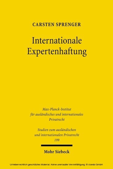 Internationale Expertenhaftung main product photo
