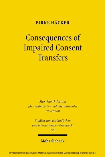 Consequences of Impaired Consent Transfers main product photo