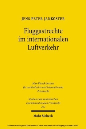 Fluggastrechte im internationalen Luftverkehr