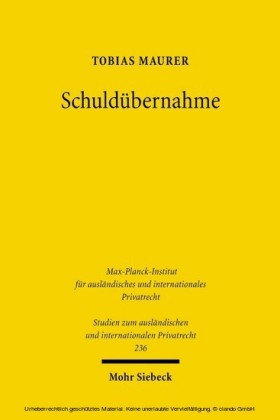 Schuldübernahme