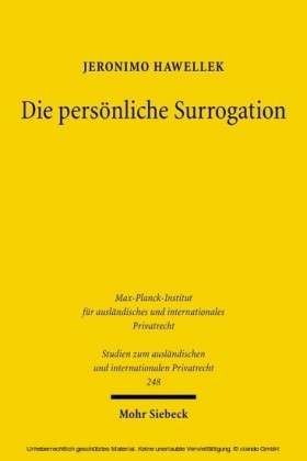 Die persönliche Surrogation