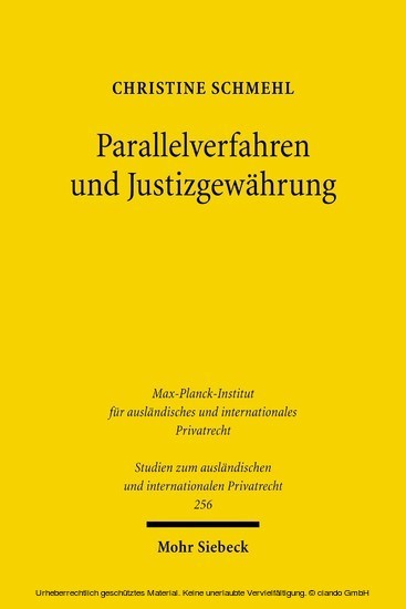 Parallelverfahren und Justizgewährung main product photo
