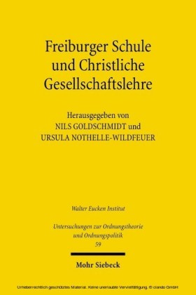 Freiburger Schule und Christliche Gesellschaftslehre
