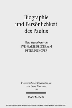 Biographie und Persönlichkeit des Paulus