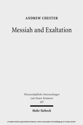 Messiah and Exaltation