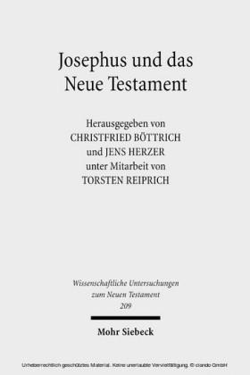 Josephus und das Neue Testament