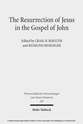 The Resurrection of Jesus in the Gospel of John