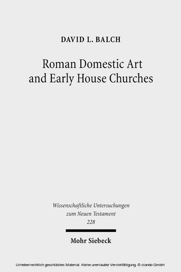Roman Domestic Art and Early House Churches main product photo