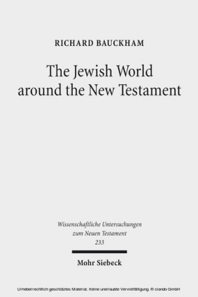 The Jewish World around the New Testament
