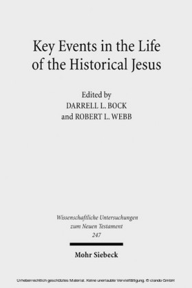 Key Events in the Life of the Historical Jesus